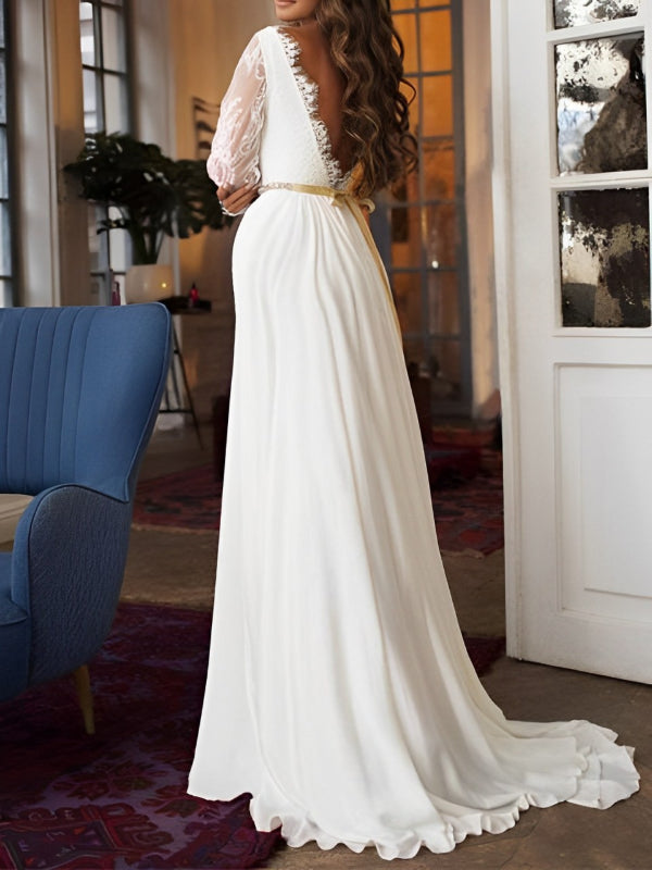 Lace Pregnancy Evening Wedding Gown Elegant Maternity Maxi Dress